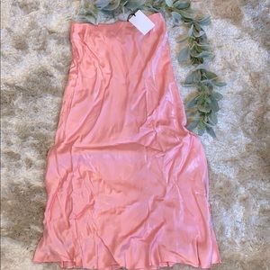 Pink Satin Maxi Skirt ✨